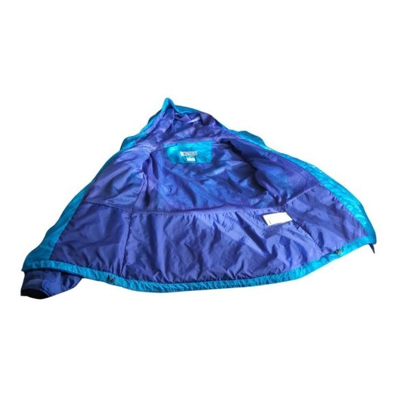 Columbia hooded waterproof windbreaker size s blue navy omnishield - Picture 10 of 12